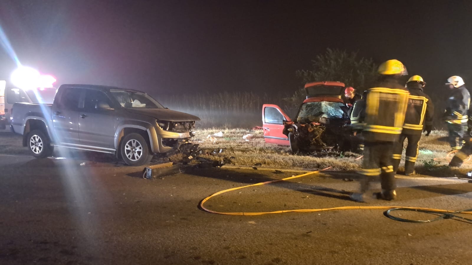 Accidente fatal en la Ruta 35: dos personas perdieron la vida en un accidente