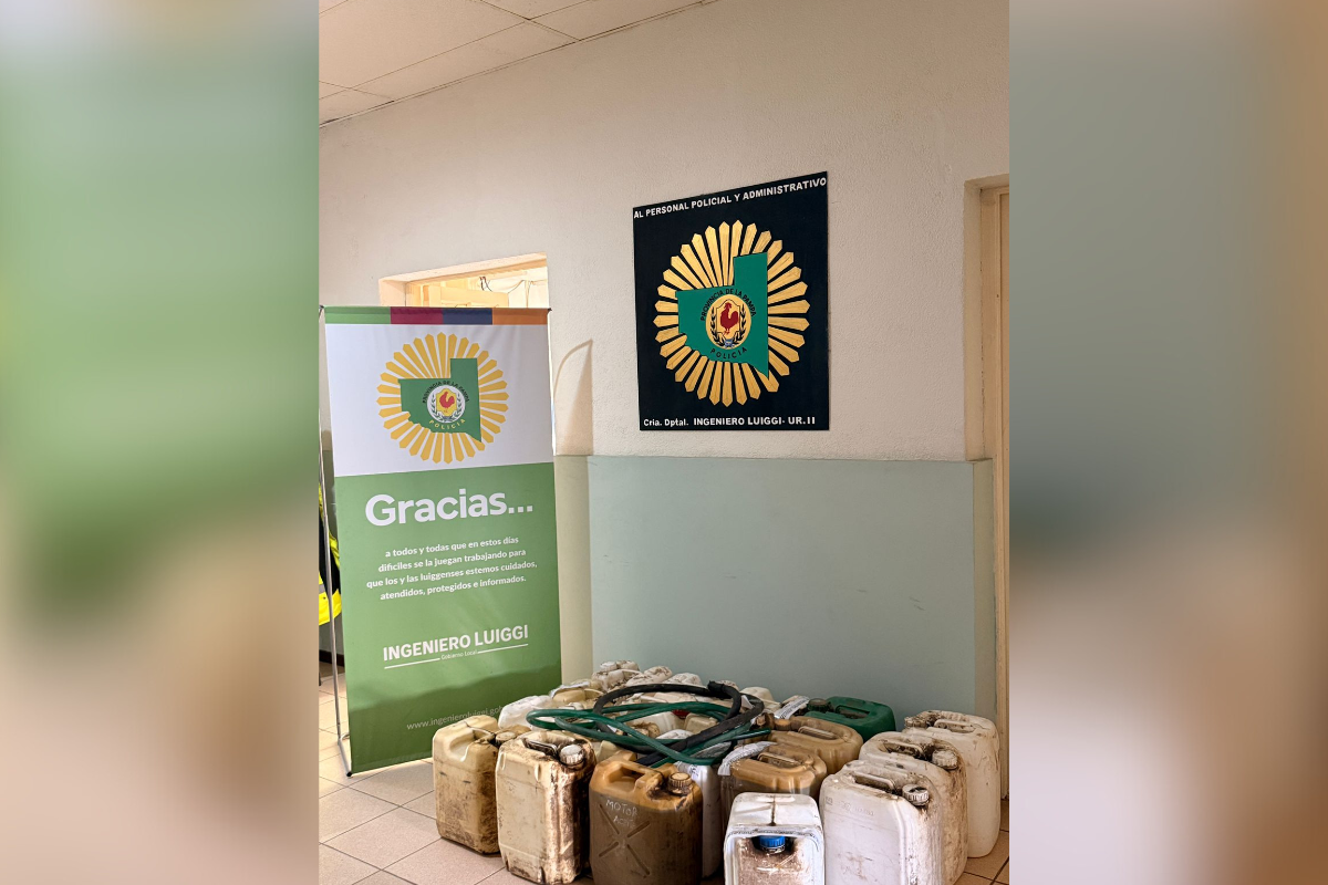 Dos detenidos por el robo de combustible perteneciente a Vialidad Provincial