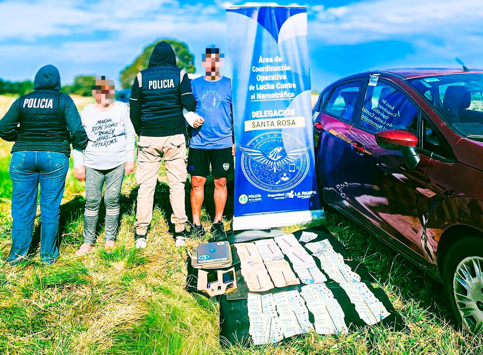 Secuestran casi 8 kilos de cocaína y desarticulan estructura de distribución en La Pampa