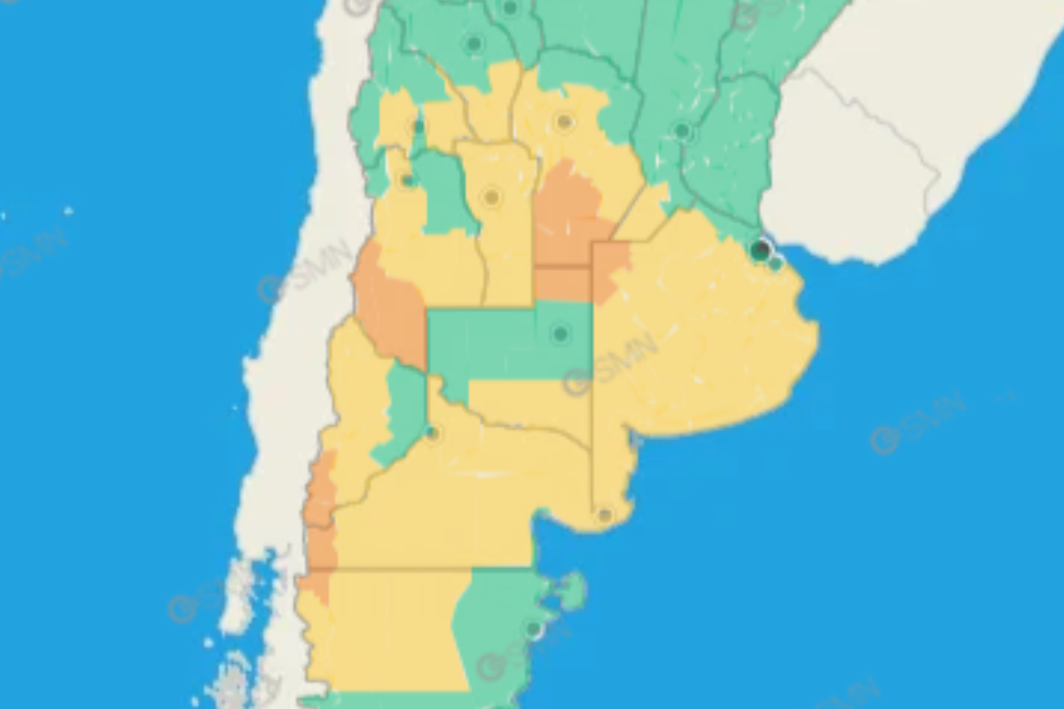 El norte pampeano bajo alerta por tormentas fuertes