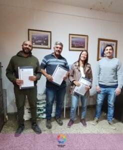 Se entregaron créditos de la Ley 2870 a tres emprendedores de Rancul