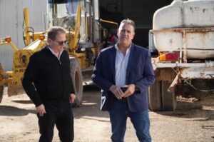 El Ministro Fernández recorrió Realicó y Luiggi: “hoy somos todos necesarios frente al derrumbe que está sufriendo el país”