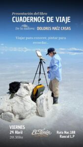 Dolores Maíz Casas presenta en Rancul y en Realico su libro “Cuadernos de viaje”