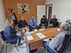 Caleufú: firmaron convenio de videovigilancia y se proyecta crear la Junta Municipal de Defensa Civil
