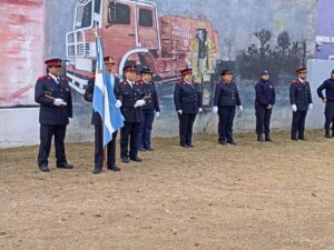 Se conmemoró el Día del Bombero en Rancul: el cuerpo activo sumó dos nuevos voluntarios que realizaron su jura