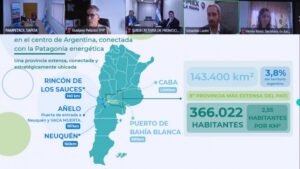 La Pampa presentó la licitación de El Medanito ante representaciones diplomáticas