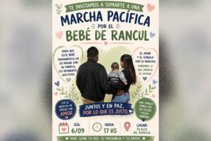 «Por el bebé de Rancul»: convocan a una marcha para este domingo
