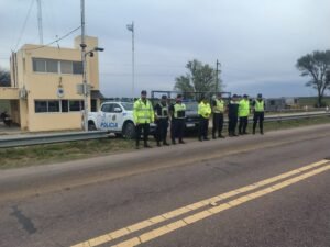 Operativo interjurisdiccional en el Puesto Caminero Chamaicó